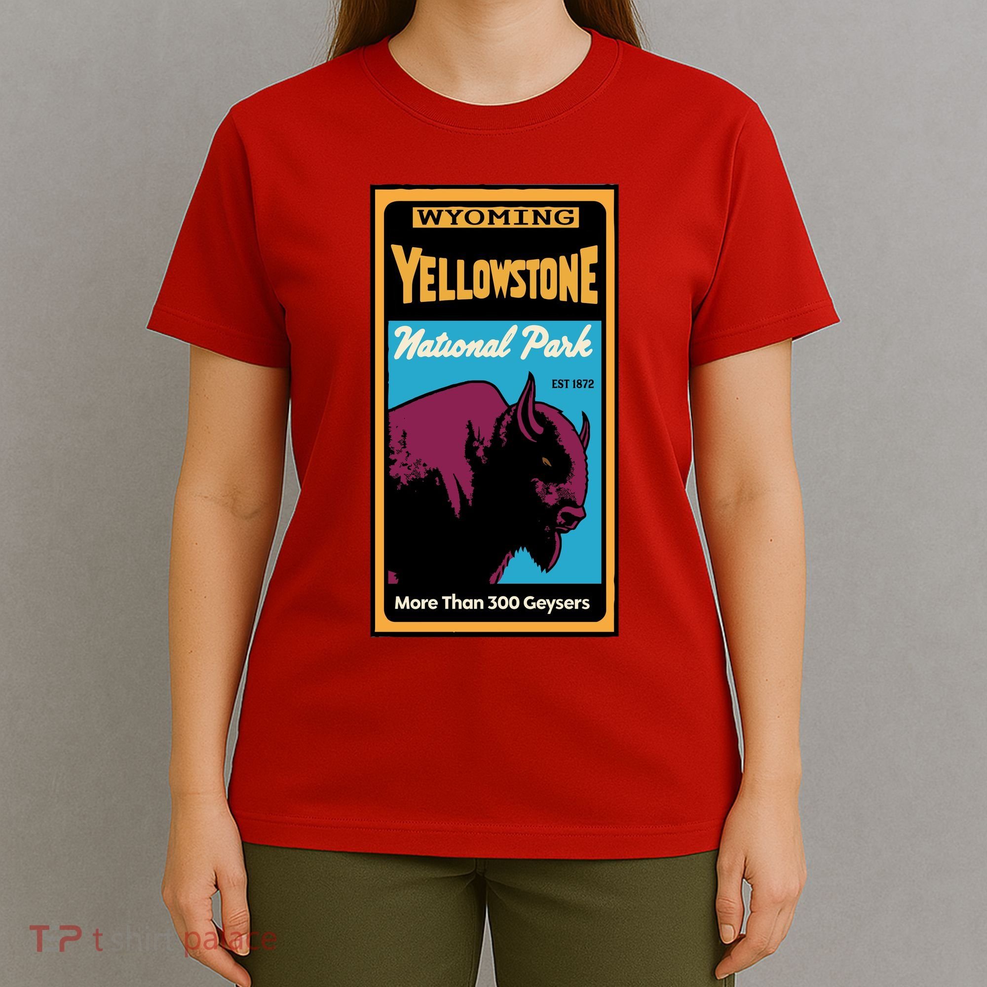 Yellowstone National Park Bison T-Shirt