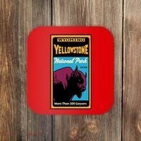 Yellowstone National Park Bison Coaster thumb 0