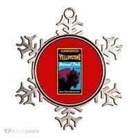 Yellowstone National Park Bison Ornament thumb 0