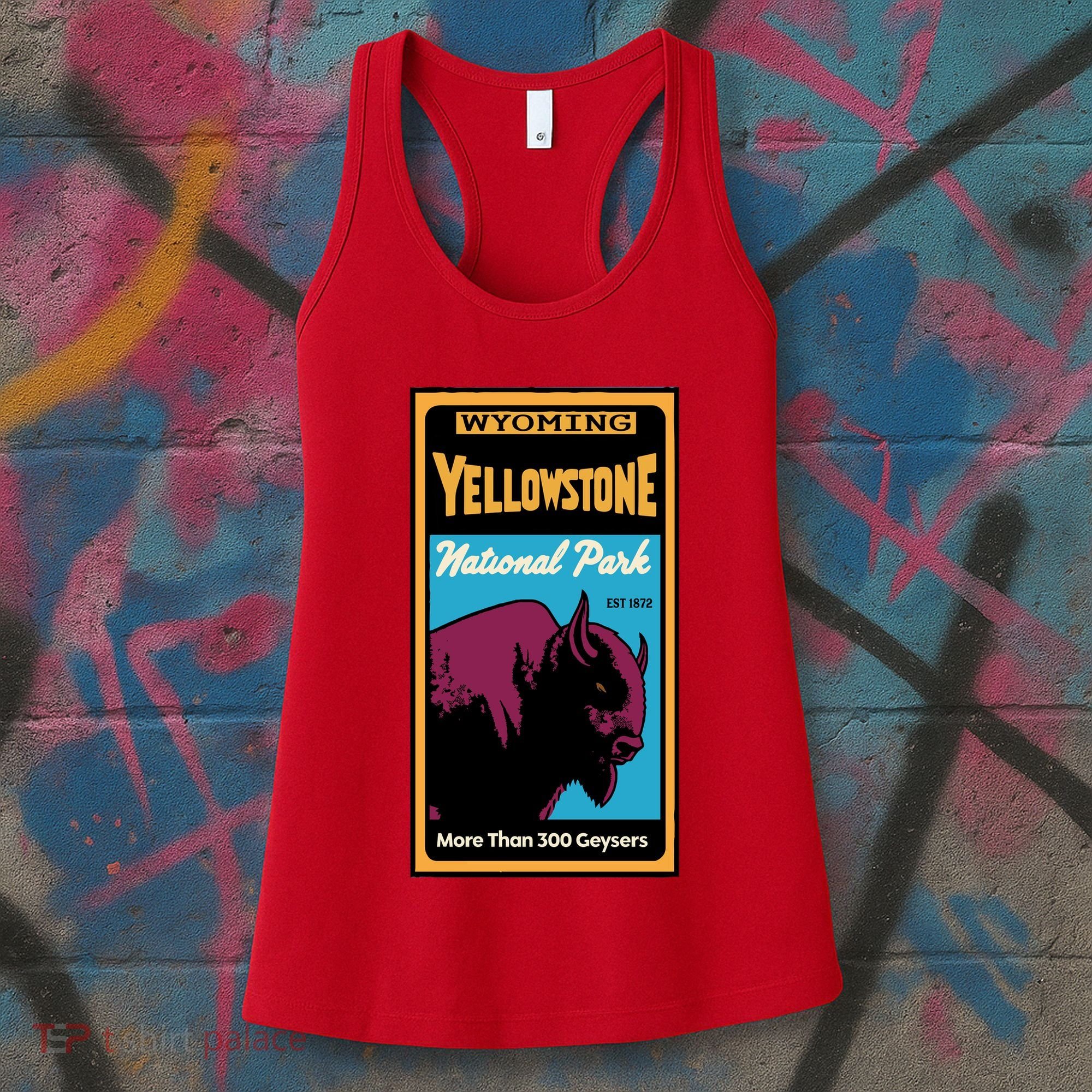 Yellowstone National Park Bison Women's Tank Top