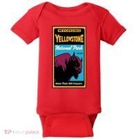 Yellowstone National Park Bison Baby Bodysuit thumb 0