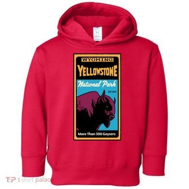 Yellowstone National Park Bison Toddler Hoodie