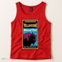 Yellowstone National Park Bison Tank Top thumb 2