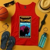 Yellowstone National Park Bison Tank Top thumb 4