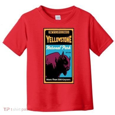 Yellowstone National Park Bison Toddler T-Shirt