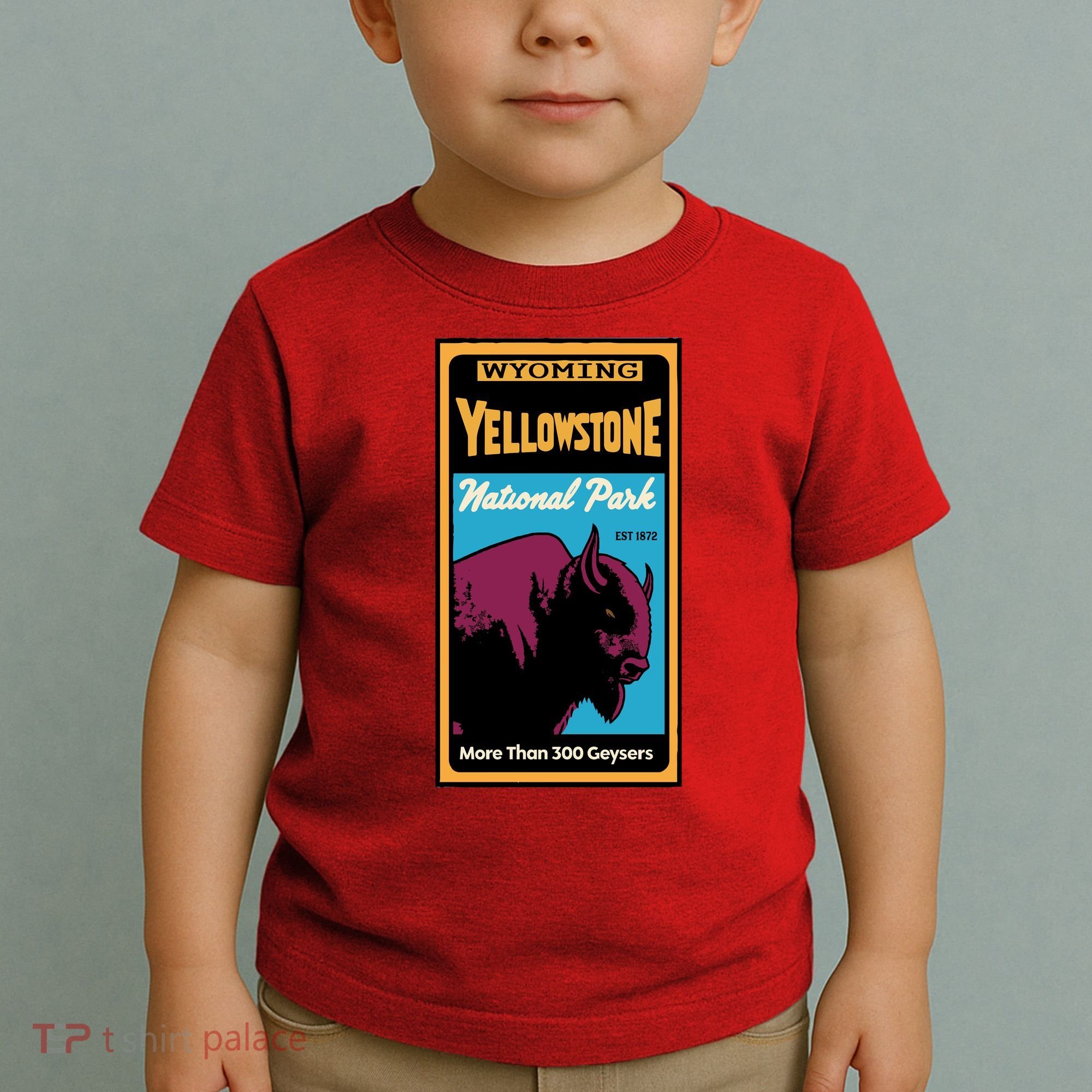 Yellowstone National Park Bison Toddler T-Shirt
