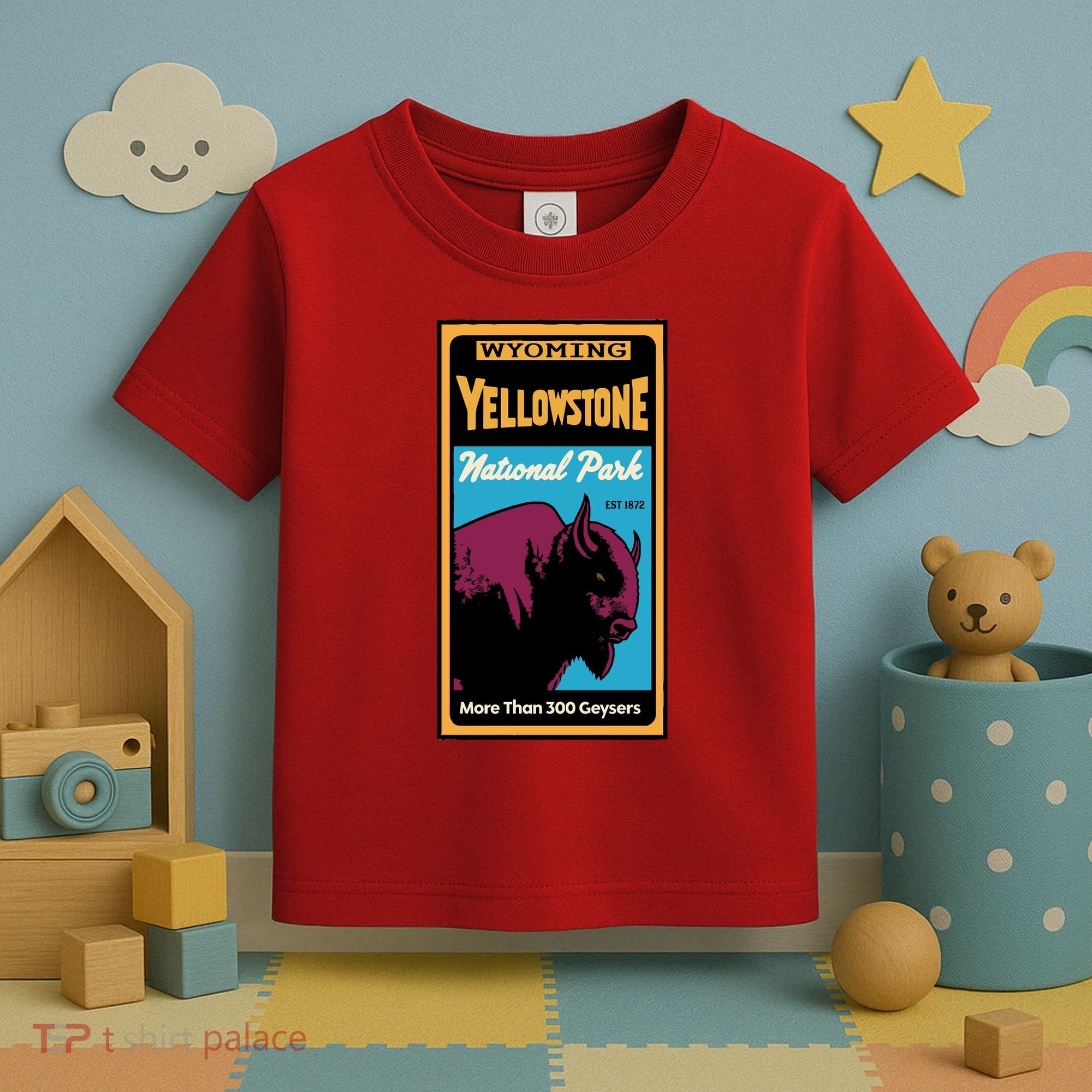 Yellowstone National Park Bison Toddler T-Shirt