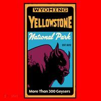 Yellowstone National Park Bison Visor thumb 3