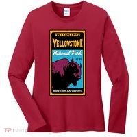 Yellowstone National Park Bison Women's Long Sleeve Shirt thumb 0