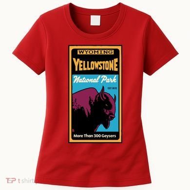 Yellowstone National Park Bison Women's T-Shirt