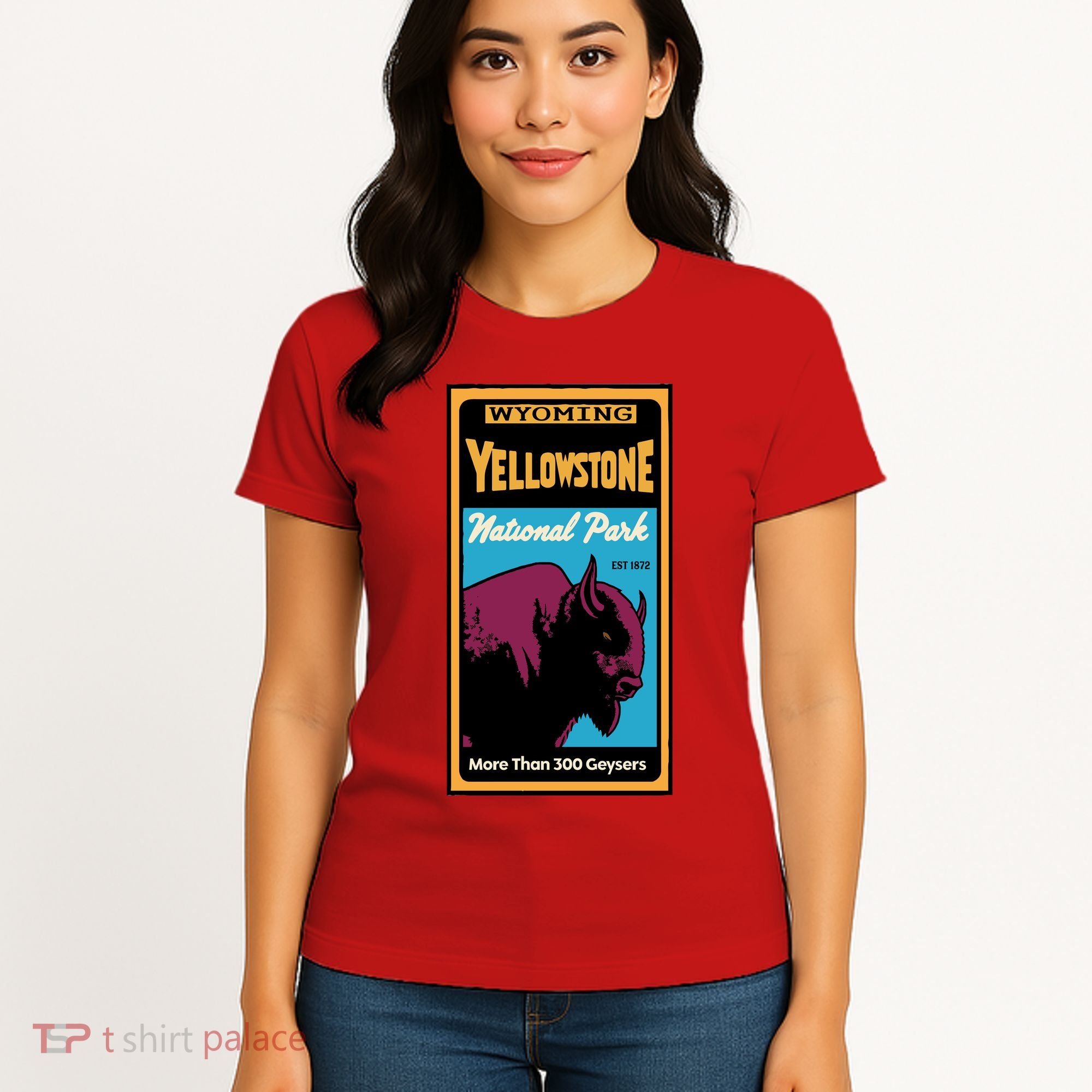 Yellowstone National Park Bison Women's T-Shirt