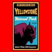Yellowstone National Park Bison Kids Long Sleeve Shirt thumb 2