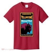 Yellowstone National Park Bison Kids T-Shirt thumb 0