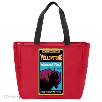 Yellowstone National Park Bison Tote Bag