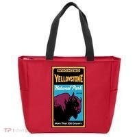 Yellowstone National Park Bison Tote Bag thumb 0