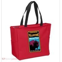 Yellowstone National Park Bison Tote Bag thumb 2