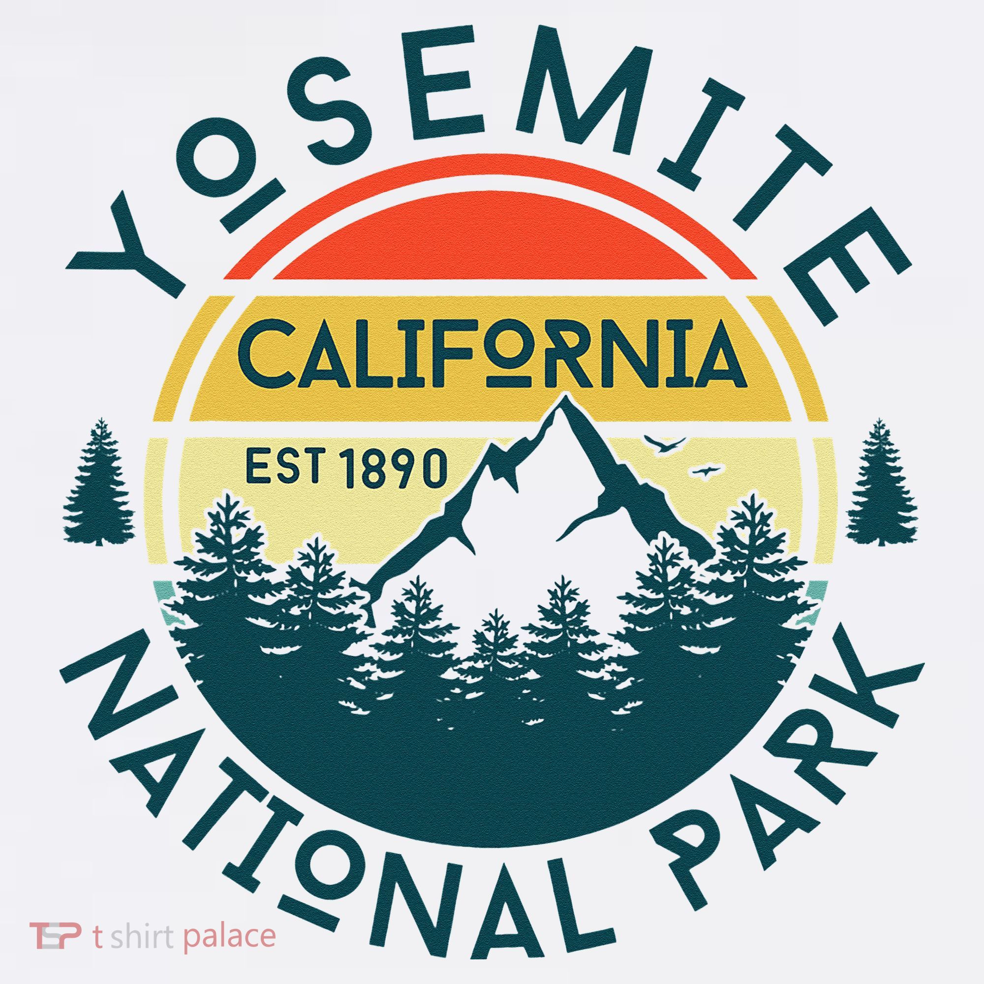Yosemite National Park California Hiking Nature Outdoors Sweatshirt