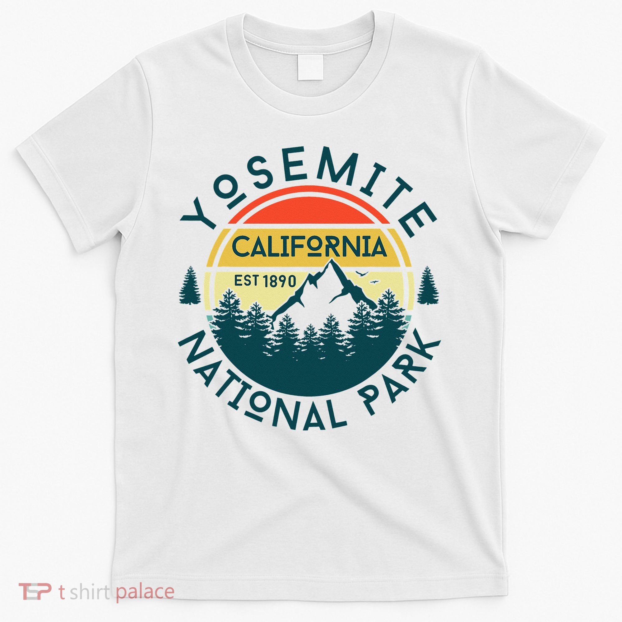 Yosemite National Park California Hiking Nature Outdoors T-Shirt