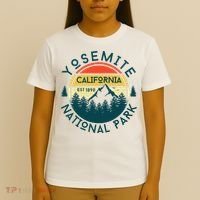 Yosemite National Park California Hiking Nature Outdoors T-Shirt thumb 4