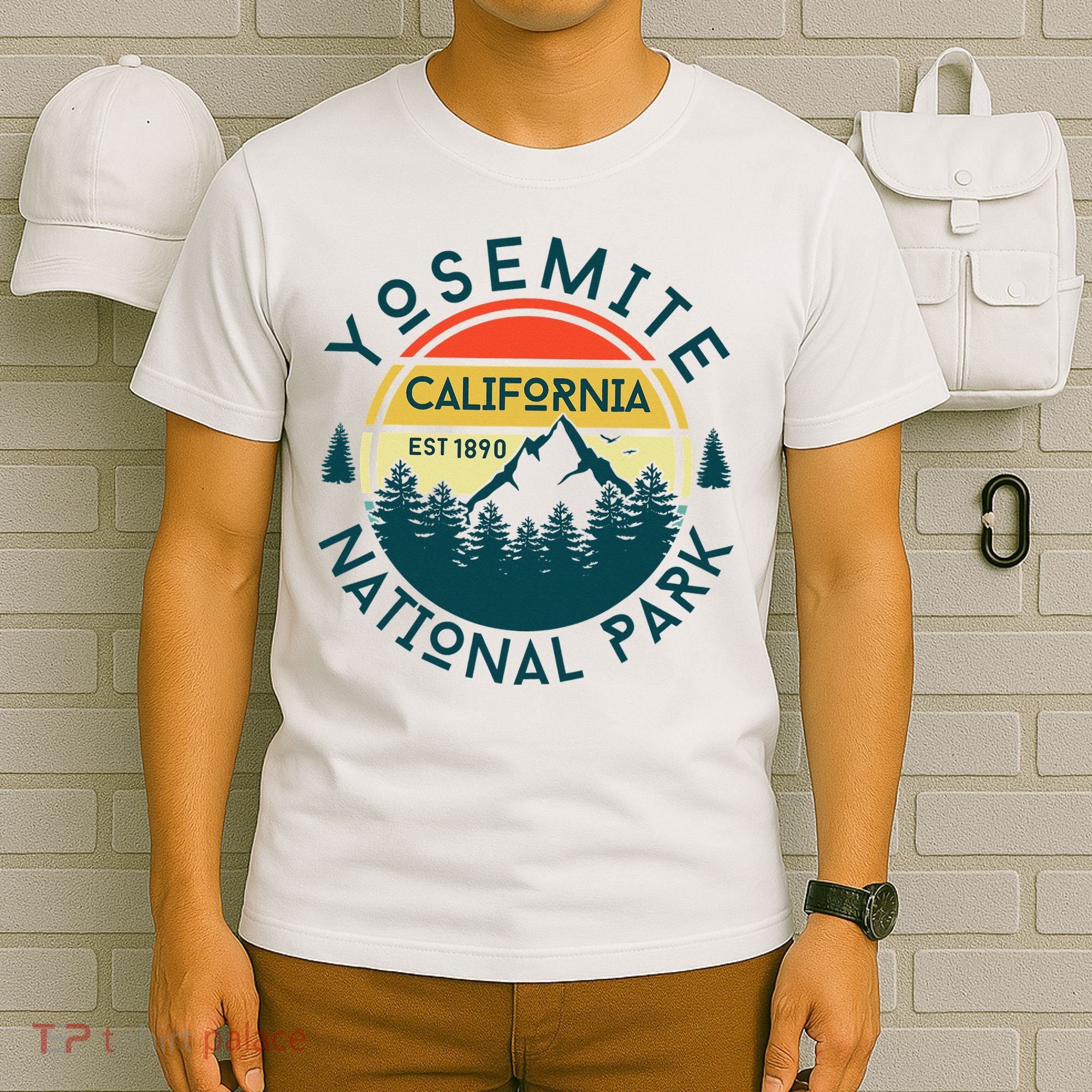 Yosemite National Park California Hiking Nature Outdoors T-Shirt