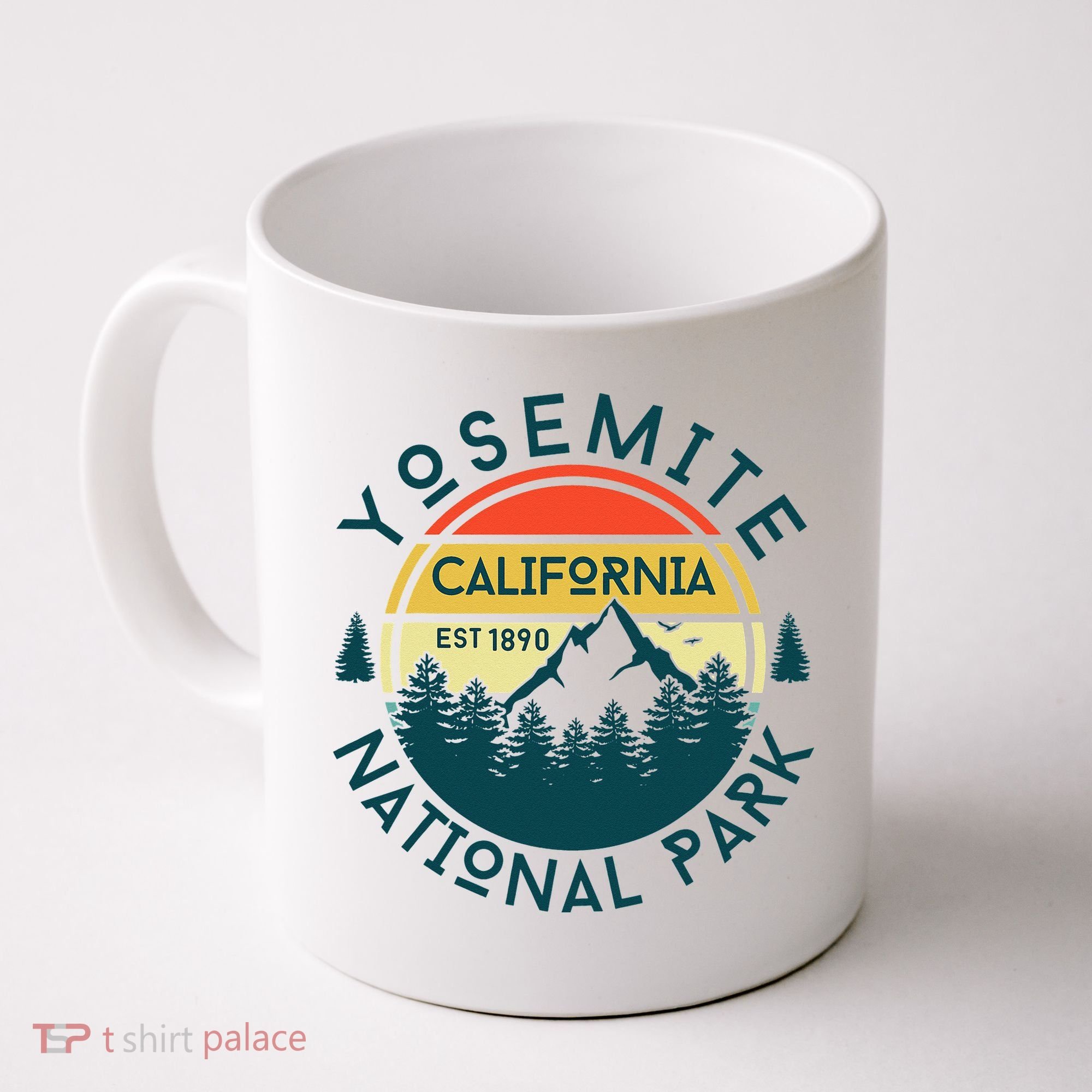 Yosemite National Park California Hiking Nature Outdoors Coffee Mug