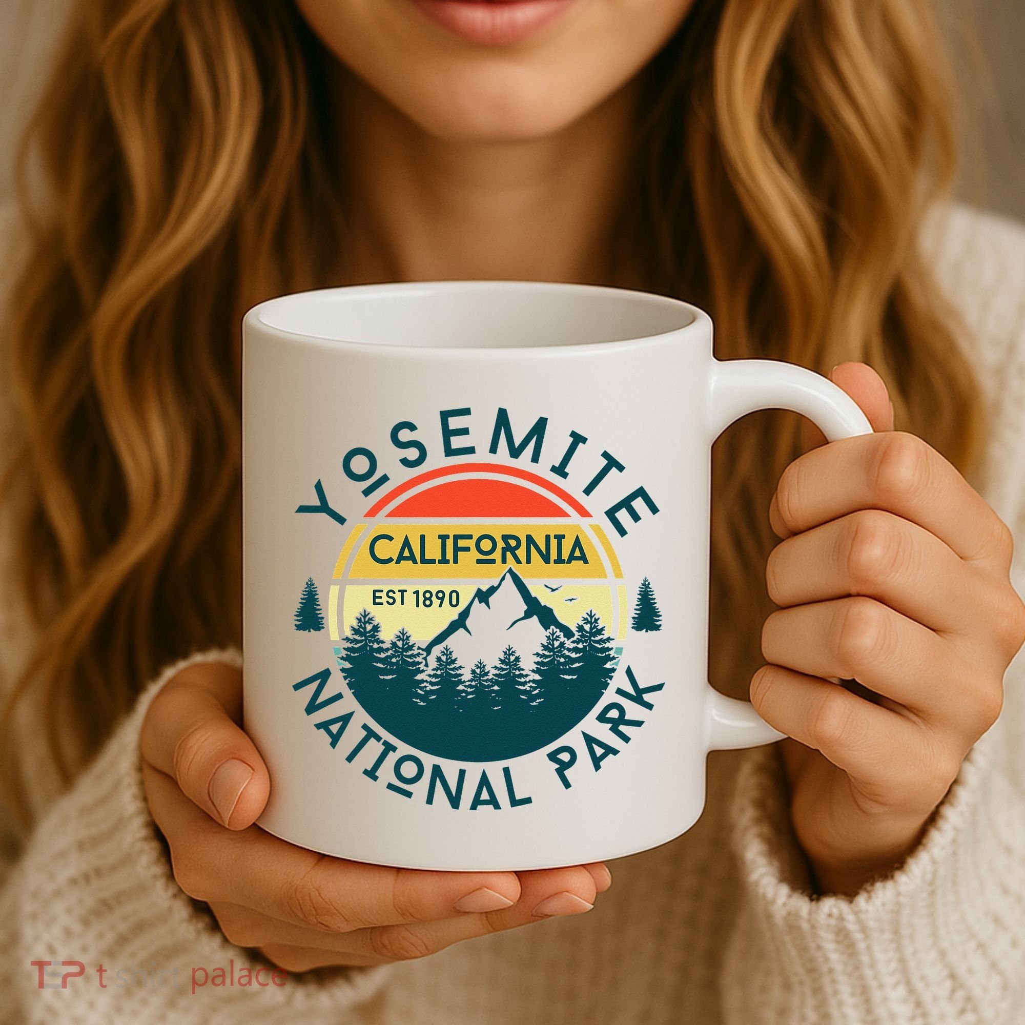 Yosemite National Park California Hiking Nature Outdoors Coffee Mug