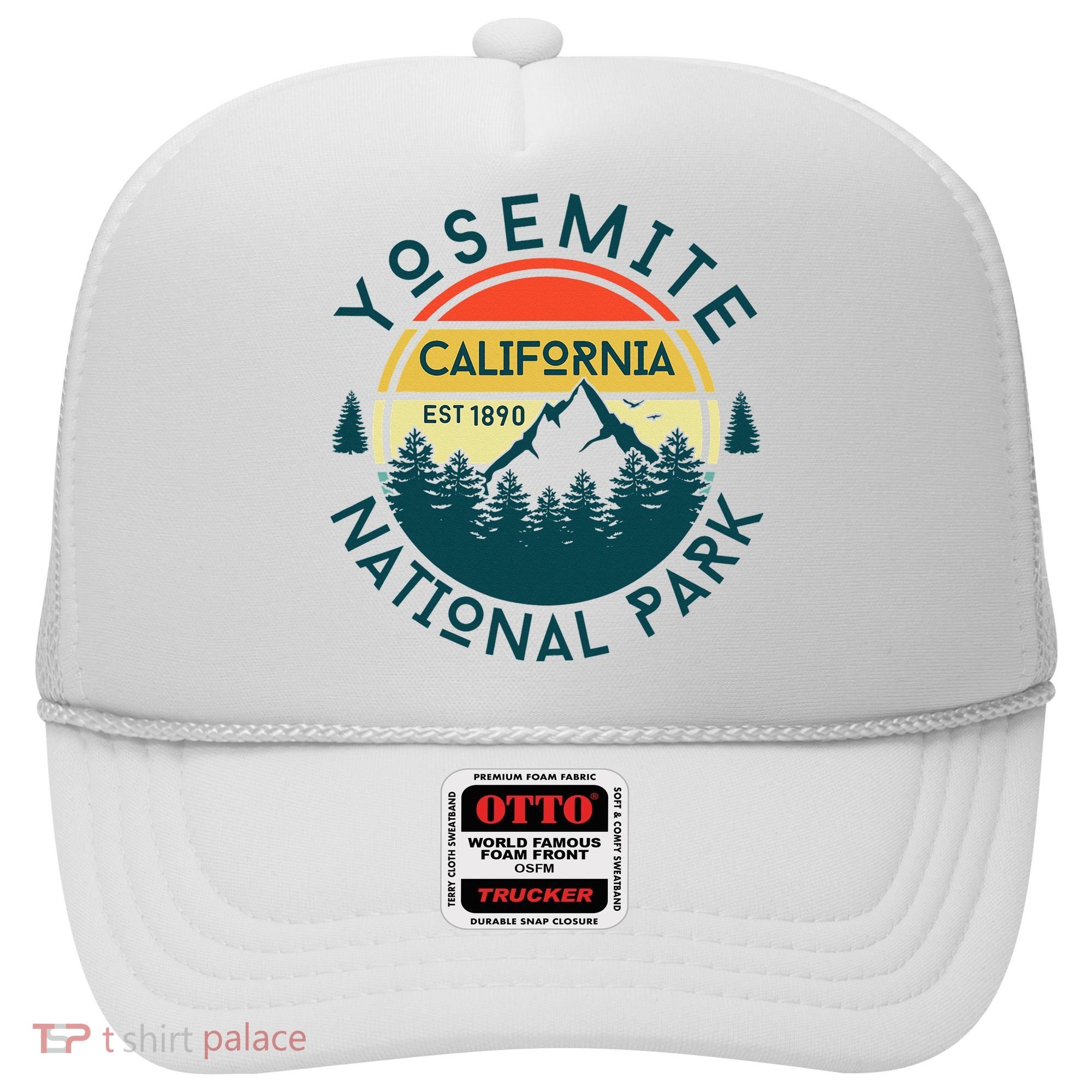 Yosemite National Park California Hiking Nature Outdoors Hat