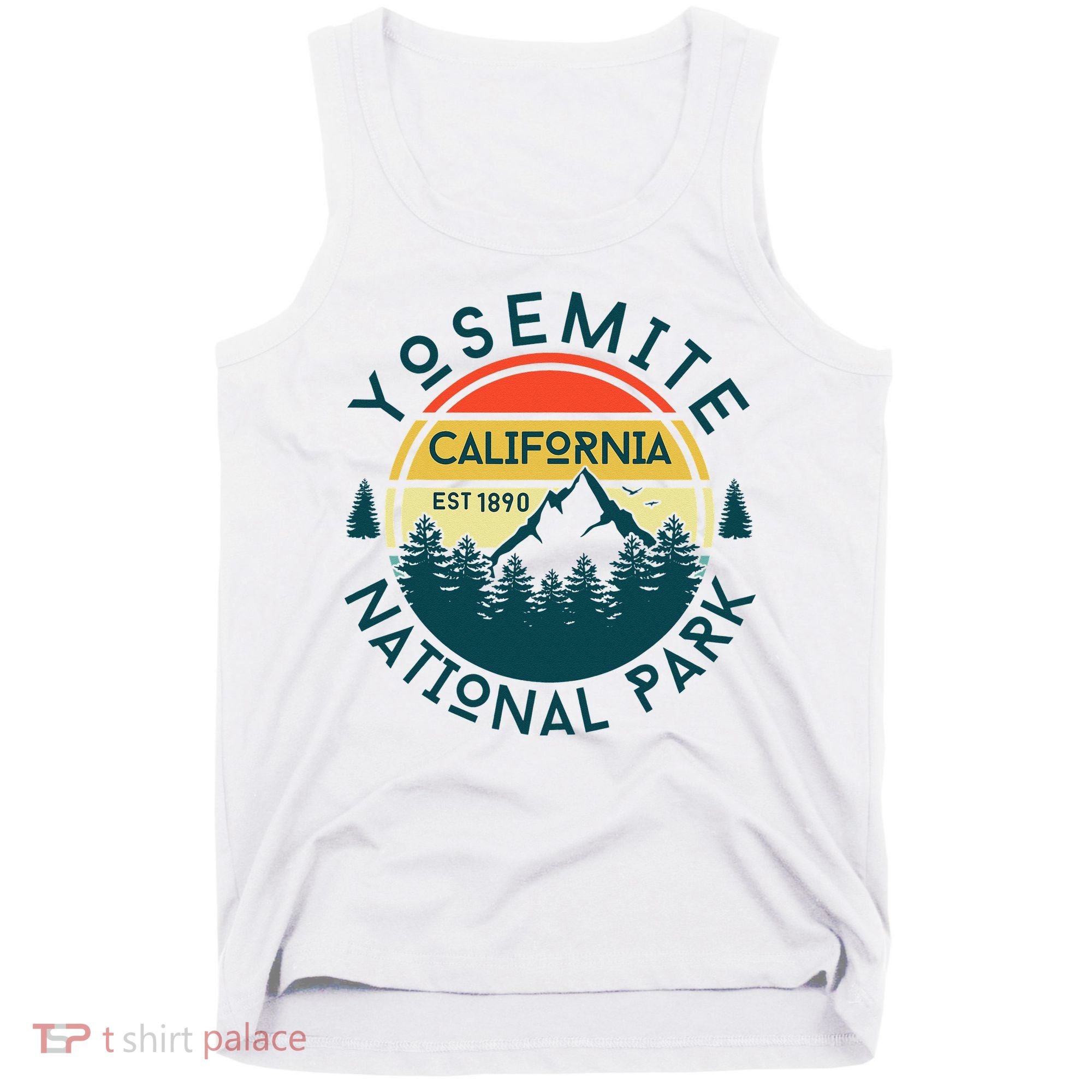 Yosemite National Park California Hiking Nature Outdoors Tank Top
