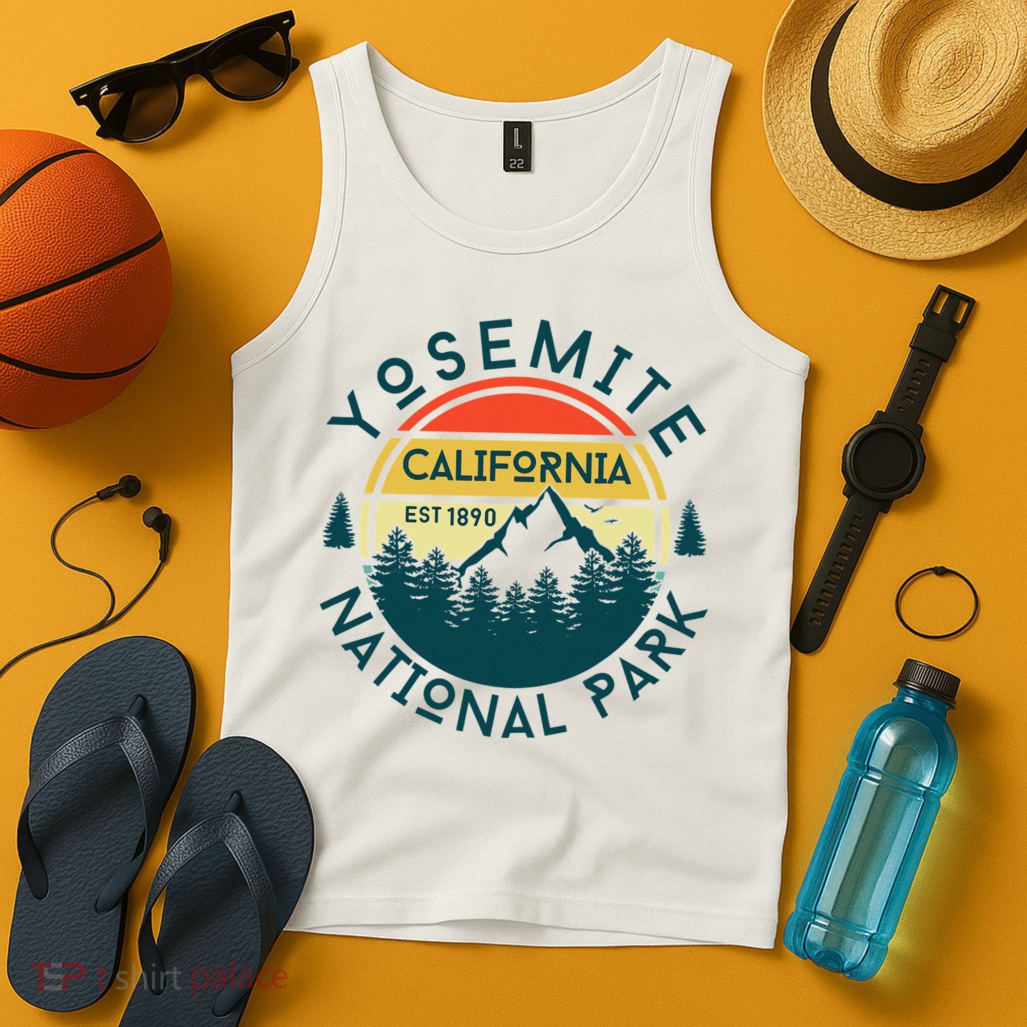 Yosemite National Park California Hiking Nature Outdoors Tank Top