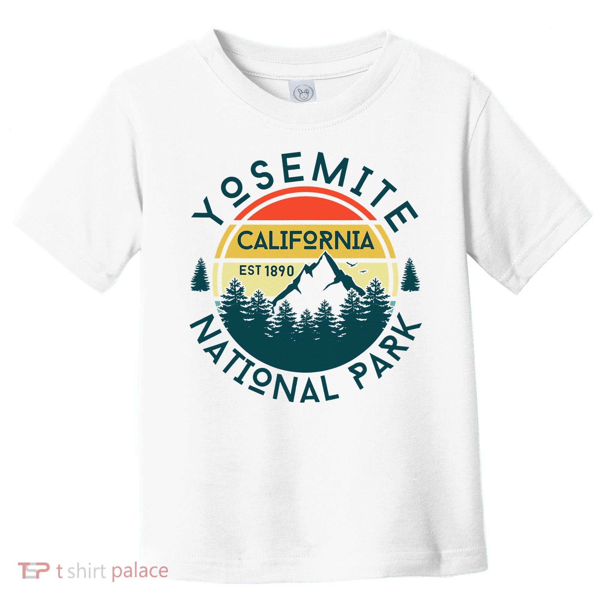 Yosemite National Park California Hiking Nature Outdoors Toddler T-Shirt