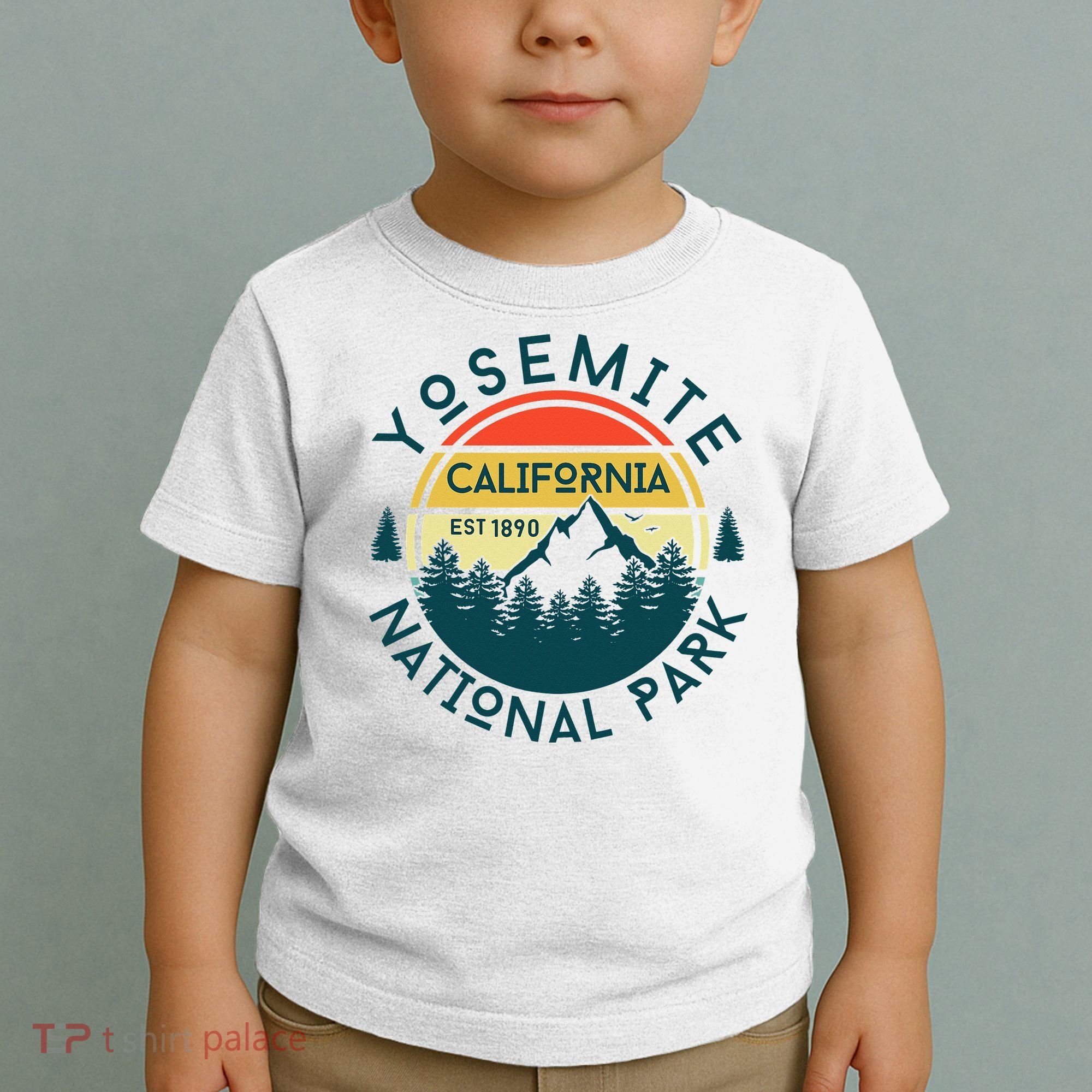 Yosemite National Park California Hiking Nature Outdoors Toddler T-Shirt