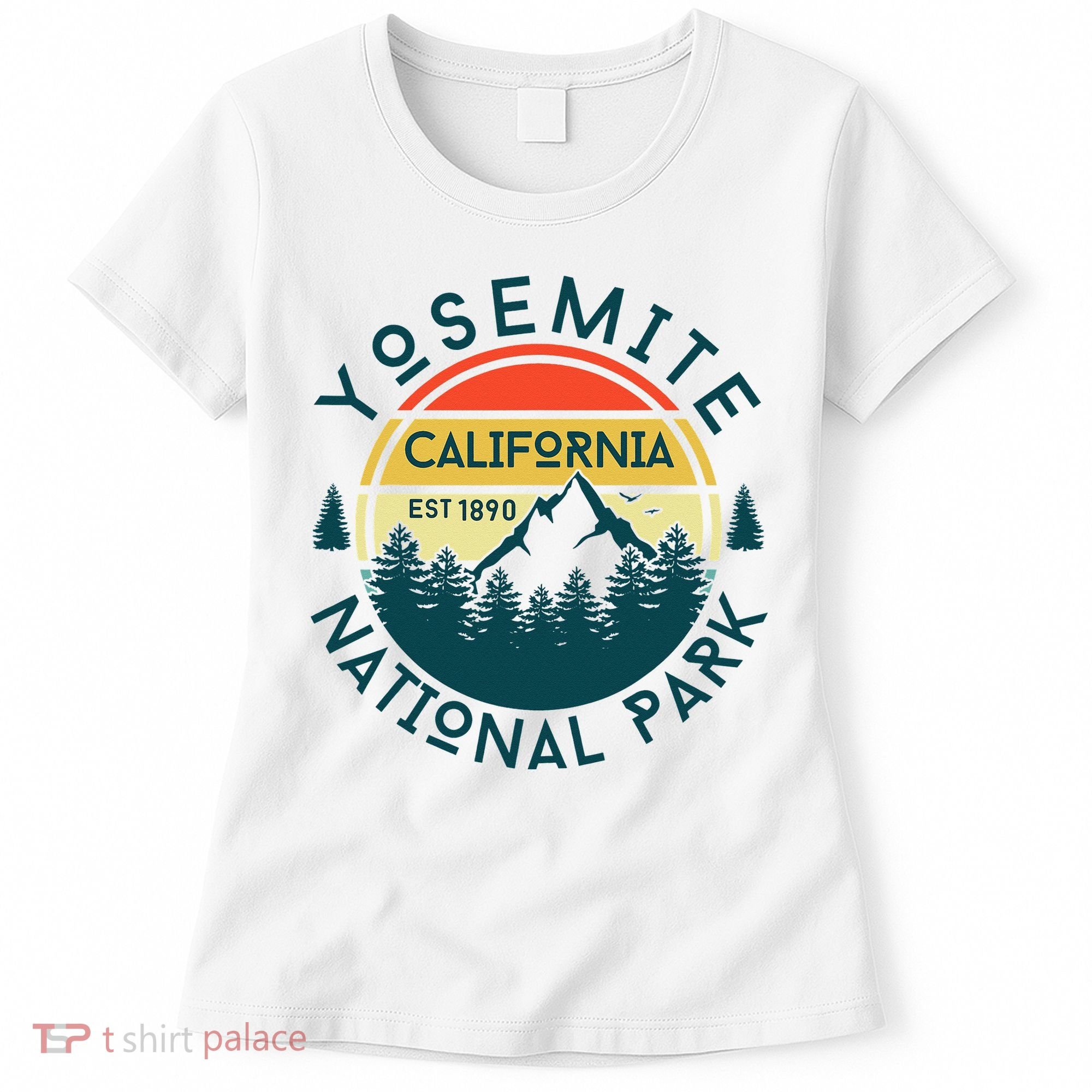 Yosemite National Park California Hiking Nature Outdoors Women's T-Shirt