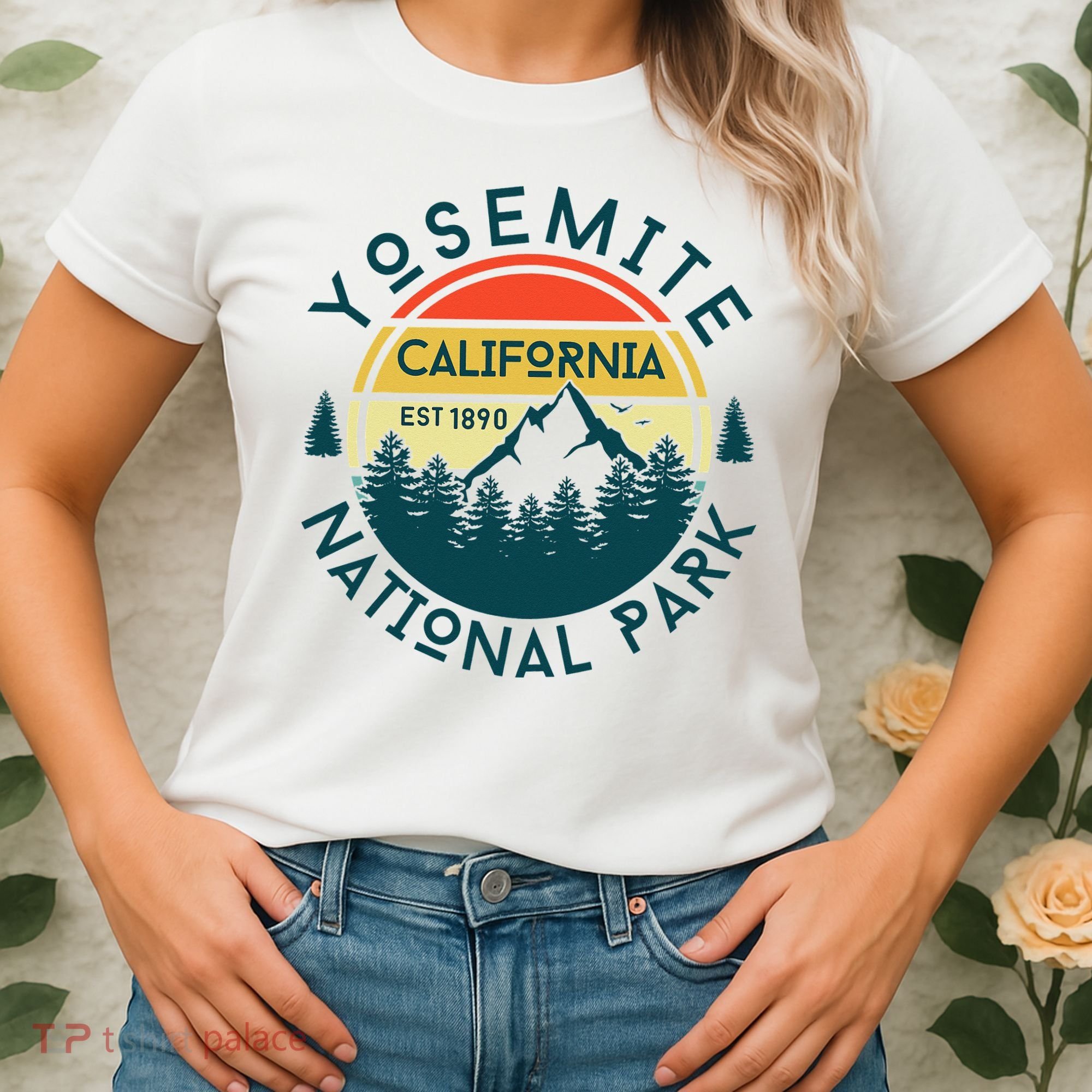 Yosemite National Park California Hiking Nature Outdoors Women's T-Shirt