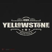 Yellowstone National Park Est. 1872 Montana Wild West Spirit Mousepad thumb 1