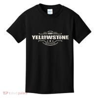 Yellowstone National Park Est. 1872 Montana Wild West Spirit Kids T-Shirt thumb 0
