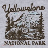 Yellowstone National Park Wyoming Women's Sweatshirt thumb 2