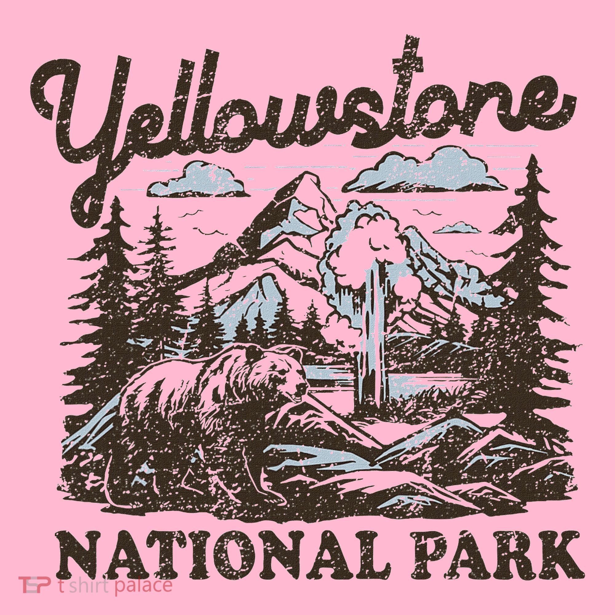 Yellowstone National Park Wyoming Coaster