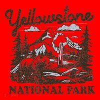 Yellowstone National Park Wyoming Santa Hat thumb 1