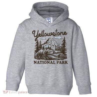 Yellowstone National Park Wyoming Toddler Hoodie