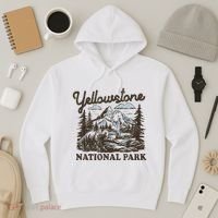 Yellowstone National Park Wyoming Hoodie thumb 3