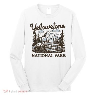 Yellowstone National Park Wyoming Long Sleeve Shirt