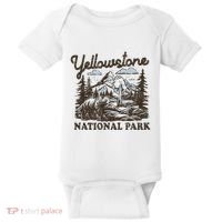 Yellowstone National Park Wyoming Baby Bodysuit thumb 0