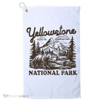 Yellowstone National Park Wyoming Golf Towel