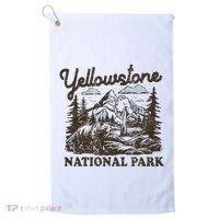 Yellowstone National Park Wyoming Golf Towel thumb 0