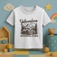 Yellowstone National Park Wyoming Toddler T-Shirt thumb 3