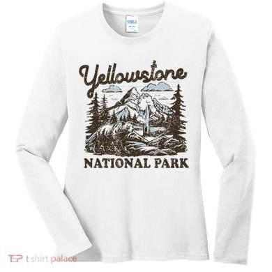 Yellowstone National Park Wyoming Women's Long Sleeve Shirt