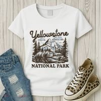 Yellowstone National Park Wyoming Women's T-Shirt thumb 3
