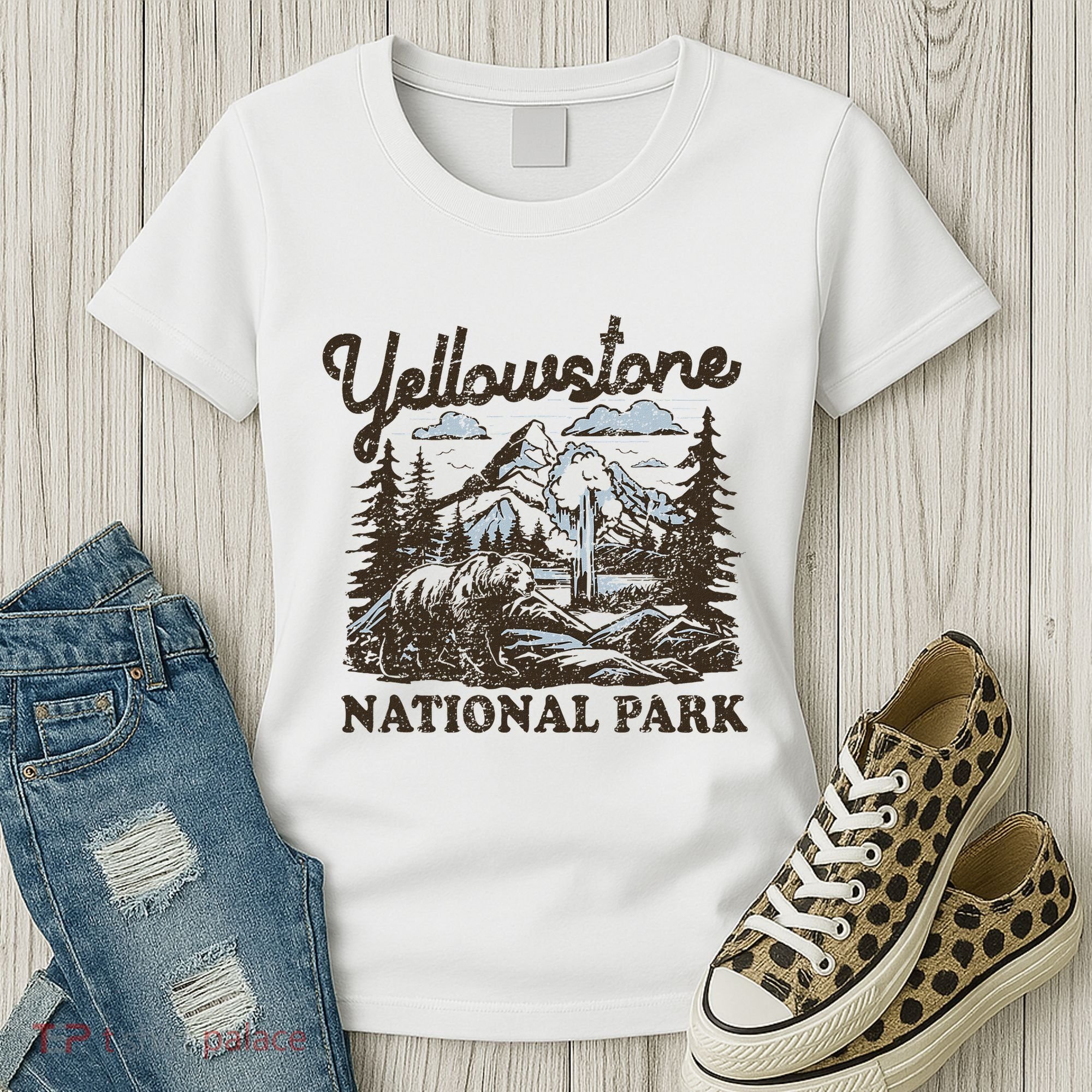 Yellowstone National Park Wyoming Women's T-Shirt