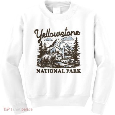 Yellowstone National Park Wyoming Kids Sweatshirt