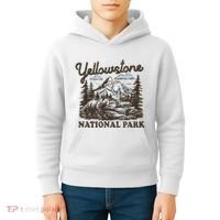 Yellowstone National Park Wyoming Kids Hoodie thumb 4